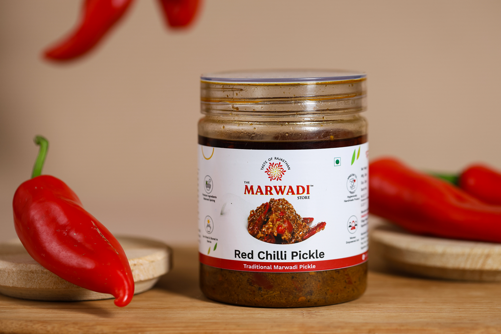 Stuffed Red Chilli Pickle